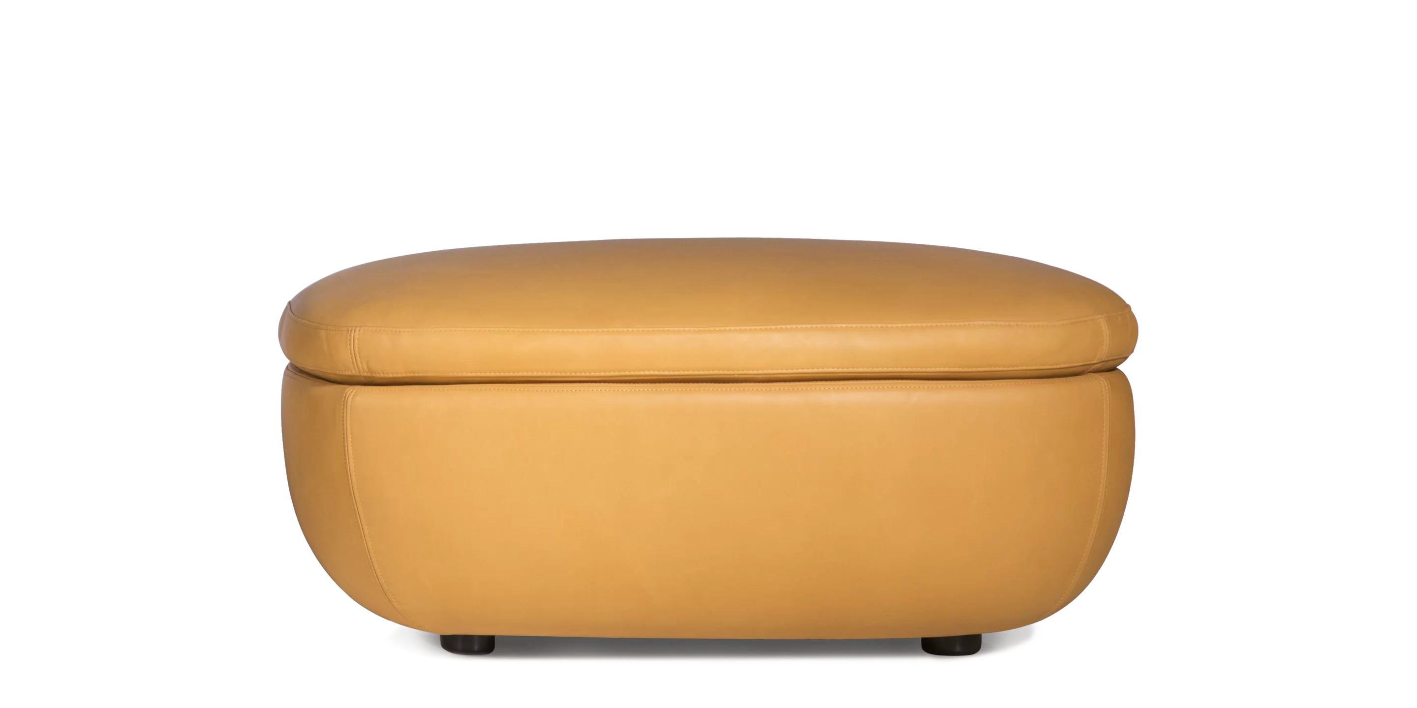Bart footstool in cervino leather 